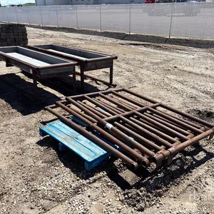 Quantity of (2) 10 ft x 3 ft Feeding Troughs