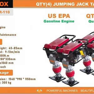 Quantity of (4 ) 2026 STARVOX HCR-110 Jumping Jack Tamper (Unused)