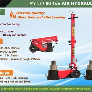 Quantity of (2) 2026 STARVOX JB80T 80 ton Pneumatic/Hydraulic Floor Jack (Unused)