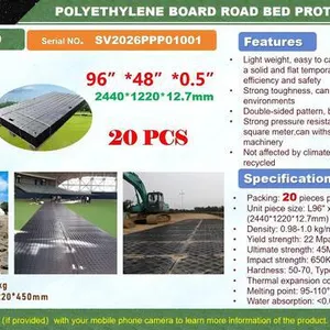 Quantity of (20) 2026 STARVOX PPP-20 48 in x 96 in Polyethylene Board Road Bed Protection Mats (Unused)