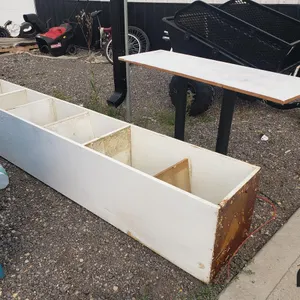 Wooden Shelf and Table
 UNRESERVED