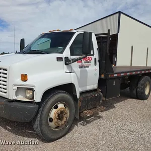 2005 GMC C6500 dump flatbed truck