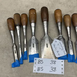Eight Stanley No. 40 Everlasting Chisels, 1/4" to 2"