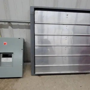 Federal Pioneer 13100 100-Amp 3-Pole 120/240V Electrical Panel and Aluminum Louver 24 x 24"