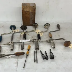 Ratchet Bit Braces and Non-Ratchet Drills, Stanley, Taylor, Archimedes, and Millers Falls