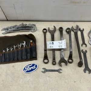 Ford/Fordson Wrenches, 1960s Gray Canada Wrench Set, and Gray Ignition Wrench Pouch and More