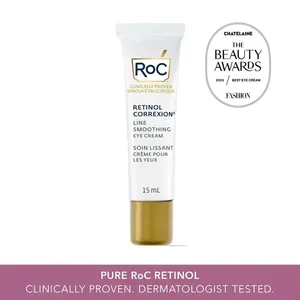 ROC SKINCARE - RETINOL CORREXION®? - LINE SMOOTHING EYE CREAM -N, OPEN