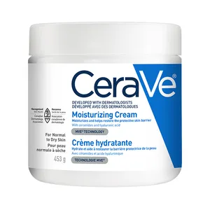 CERAVE MOISTURIZING CREAM, RICH FACE AND BODY CREAM WITH CERAMIDES AND HYALURONIC ACID FOR DRY SKIN