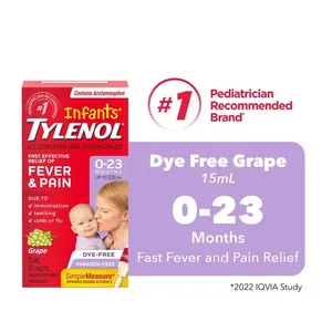 TYLENOL INFANTS' MEDICINE, RELIEF OF FEVER & PAIN, 0-23 MONTHS -N E: 8/2027