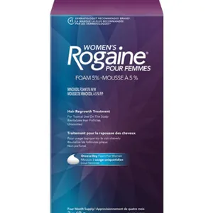 Rogaine Hair Growth Treatment for Women 5% Minoxidil Foam, 2 x 60 g
