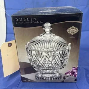 Dublin Crystal Covered Candy Box in box
