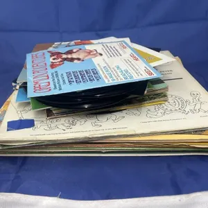 Pile of Vinyl Records 45's & 88's