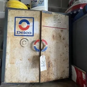 Delco Metal Cabinet 28" L x 13"W x 30"H