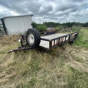 Bumper Pull 2-Axle Trailer w/Ramps 16ft x 81"W