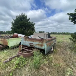 Chev Truck Bed Trailer - Tires As Is