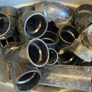 Bin of 3in ABS Pipe Fittings
