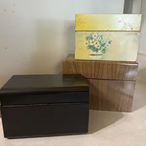 Recipe boxes (3)