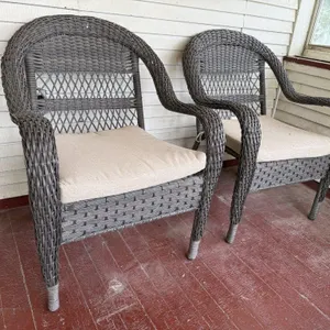 Patio chairs (2), cushions included