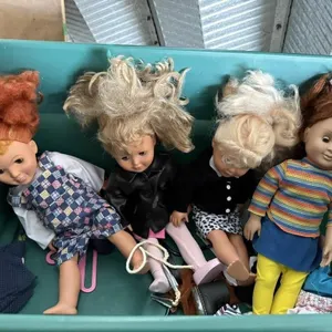 Tote of dolls
