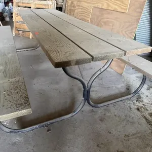 8' wooden picnic table