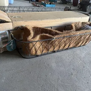 Wire window box planters (3)