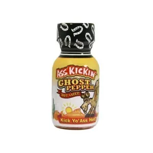8x Ass Kickin Ghost Pepper Sauce Mini 22mL