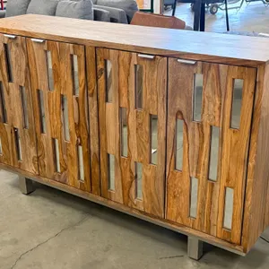 Coast To Coast Imports MEM #12951 Four-Door Wood Credenza, 54" x 16"