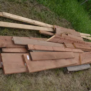 Assortment of Fir Wood, all lengths, lots of short pieces, 2x8", 2x12"