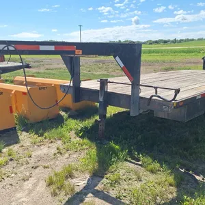 24ft Flat Deck Gooseneck Trailer