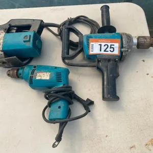 Lot - Makita 1/2" & 3/8"  Drills and Jigsaw (Tested) (Sherwood Park area).