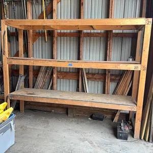 81/2’ WOODEN SHELVING