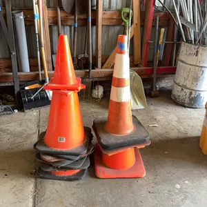 ORANGE TRAFFIC CONES