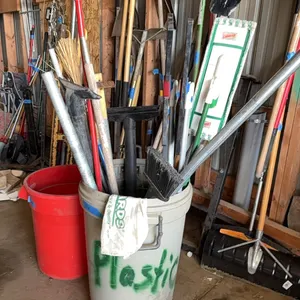 GARBEGE CAN-MOPS-BROOMS-SCRAPER-PIPES-MAGNET
