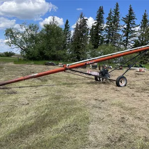 BRANDT Grain Auger, 7”, 37 Ft., Subaru 22 HP. Electric Start Engine