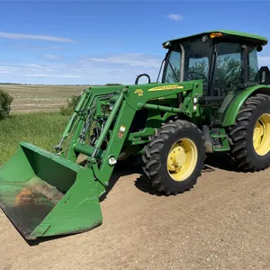 2010 JOHN DEERE 5105M MFWD Tractor w/ JD 563 FEL & 7 Ft. Bucket, ONLY 1,342 Hrs