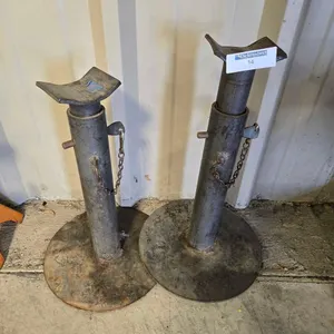 GRAY AUTOMOTIVE JACK STANDS, PAIR