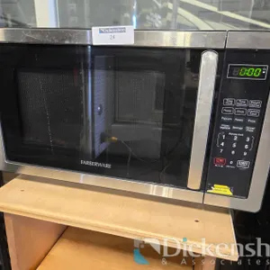 FARBERWARE STAINLESS PROGRAMMABLE MICROWAVE OVEN