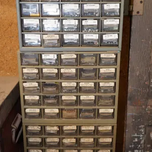 75 Bin Small Part Organizer and Contents