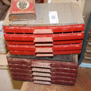 2 Vintage Ohmite "Little Devils" Resisters Storage Organizers