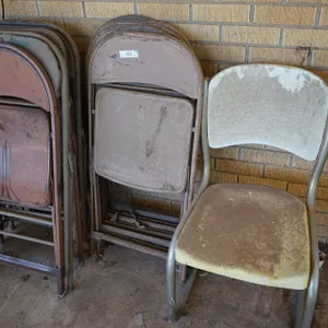 12 Misc. Metal Folding Chairs