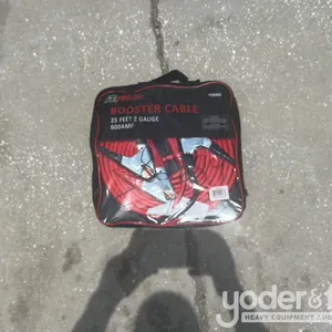 Unused 1 Gauge 25' Heavy Duty Booster Cables 