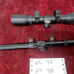 BSA Essential Rifle Scope with Rings and Bushnell 4x Sportview Scope with Mounts