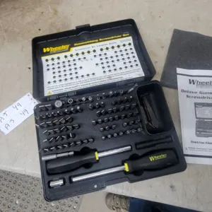 Wheeler Engineering Deluxe Gunsmithing Screwdriver Set with Case and Instructions