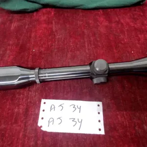Vintage Leupold M8 Rifle Scope with Blued Finish and Chrome Ocular Housing