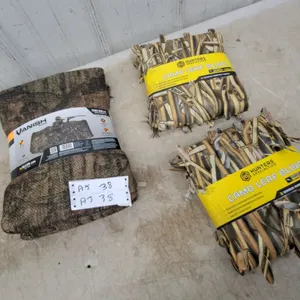 Vanish by Allen Camo Burlap Blind and Hunters Specialties Camo Leaf Blinds (3 Pieces) New