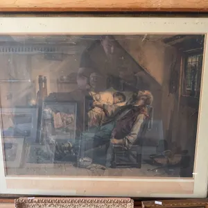 Engraving "Worn Out" After William Rodney