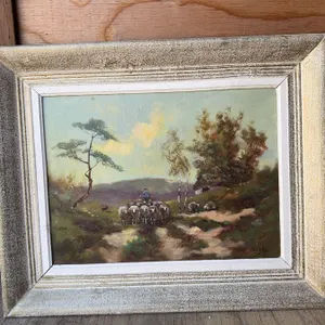 Landscape Painting by V. Dijk