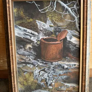 Victor Clapp Untitled 'The Old Can' Framed
