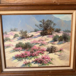 Desert Landscape Oil Painting by Doris Downes