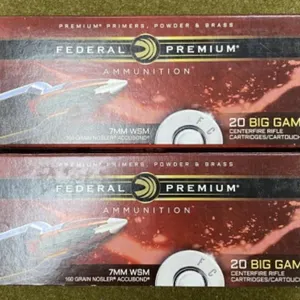 40 rnds Federal 7mm WSM Ammo
